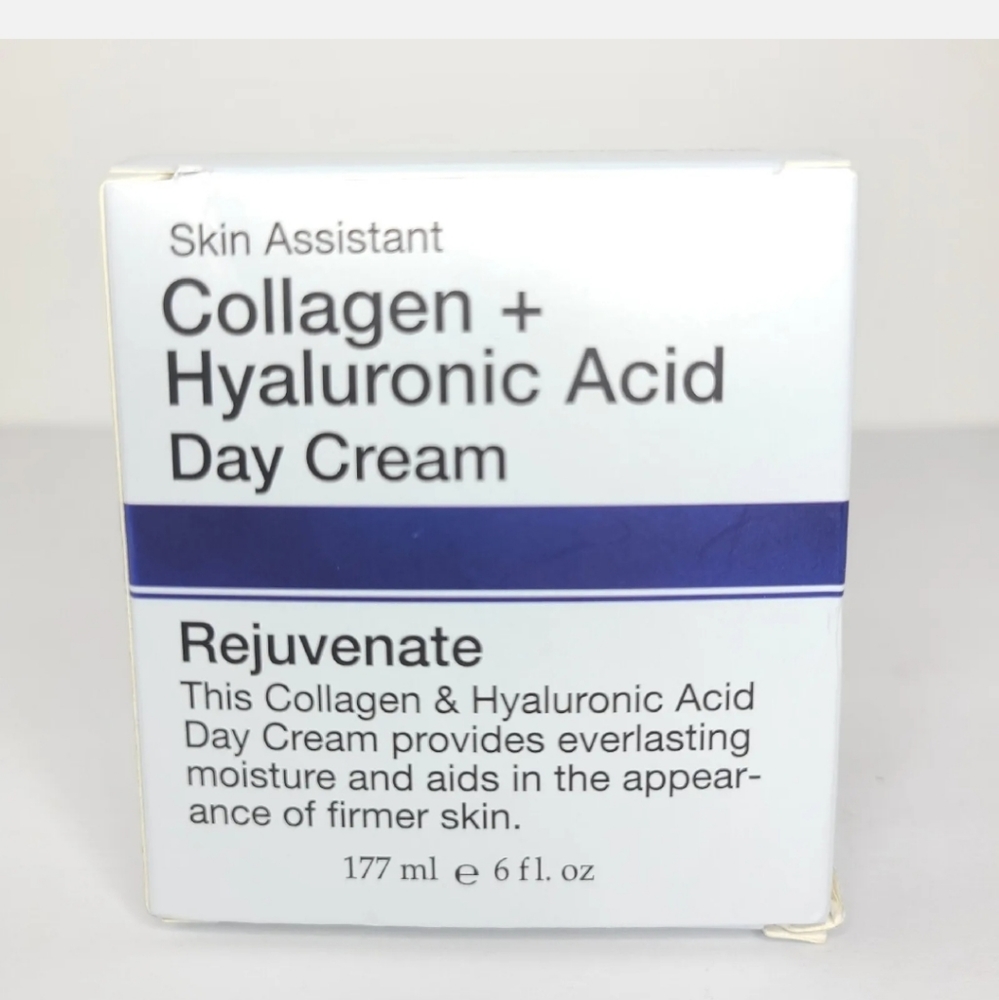 Skin Assistant Collagen + Hyaluronic Acid Day Cream ~Rejuvenate~ 6 fl oz  NIB